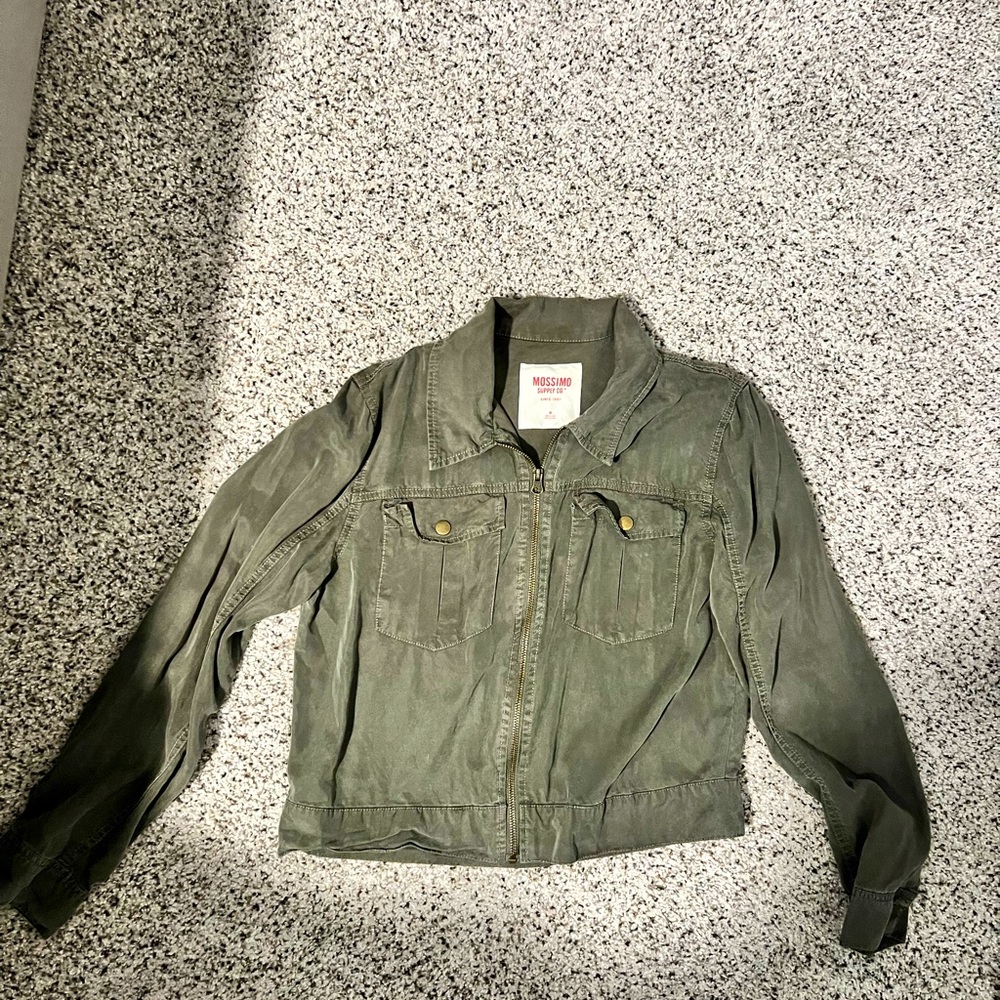 Mossimo medium olive green jacket.